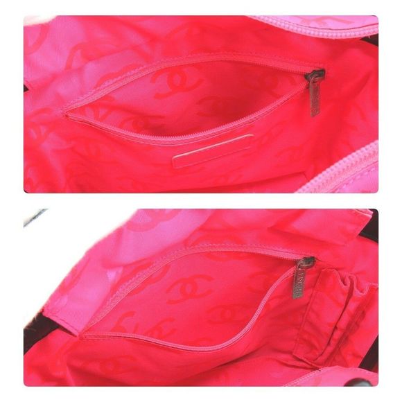 Chanel Cambon Line Medium Tote Bag Lambskin Black Silver Shoulder Bag - Picture 7 of 8